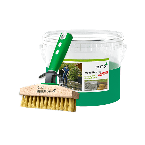 Osmo Wood Reviver Power Gel and Deck Cleaning Brush