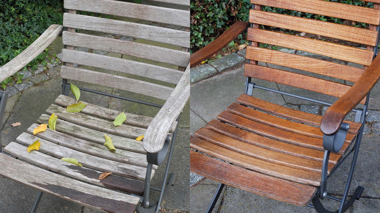 Renovate Wooden Garden Furniture With, What Oil To Use On Outdoor Furniture