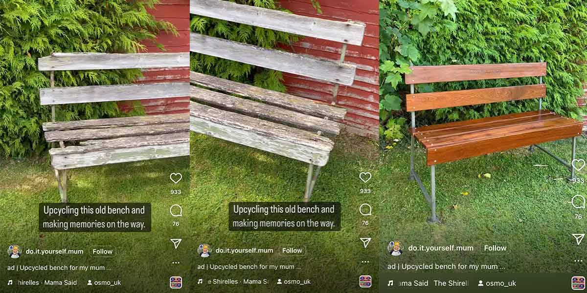 DIY-Mum-Instagram-Restores-Bench-With-osmo